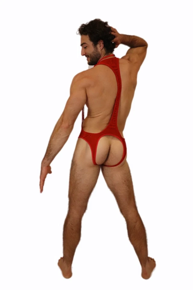 Sexy Christmas Men's Santa Claus  Underwear Mankini Gag Pranks Gift Costume - Image 3 of 4