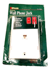 Woods Modular Wall Phone Jack Model 909W New