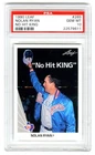 NOLAN RYAN (POP 166) 1990 LEAF "NO-HIT KING" PSA-10 GEM-MT HOT GRADED CARD #265