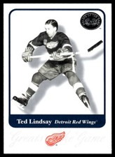 2001-02 Fleer Greats of the Game Ted Lindsay Detroit Red Wings #74