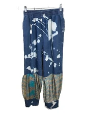 The Morgan Factory Festival Pants Medium Hippie Boho Up Cycle Handmade Hippie A4