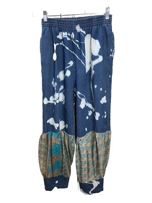 The Morgan Factory Festival Pants Medium Hippie Boho Up Cycle Handmade Hippie A4