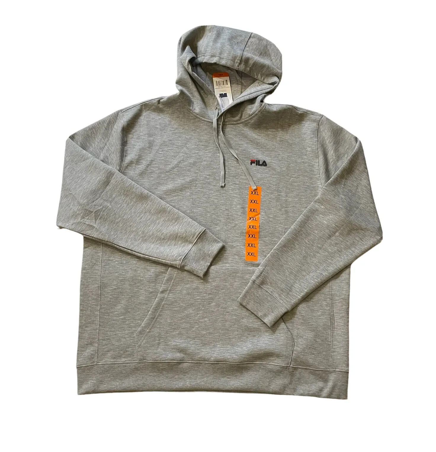 Felpa con cappuccio Fila uomo perfomance pullover felpa con cappuccio grigia nuova taglia L