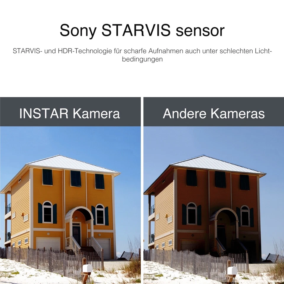 INSTAR IN-9408 2K+ Netzwerkkamera mit LAN / WLAN (2,4Ghz / 5Ghz) / PIR / MIC - Bild 4 von 4