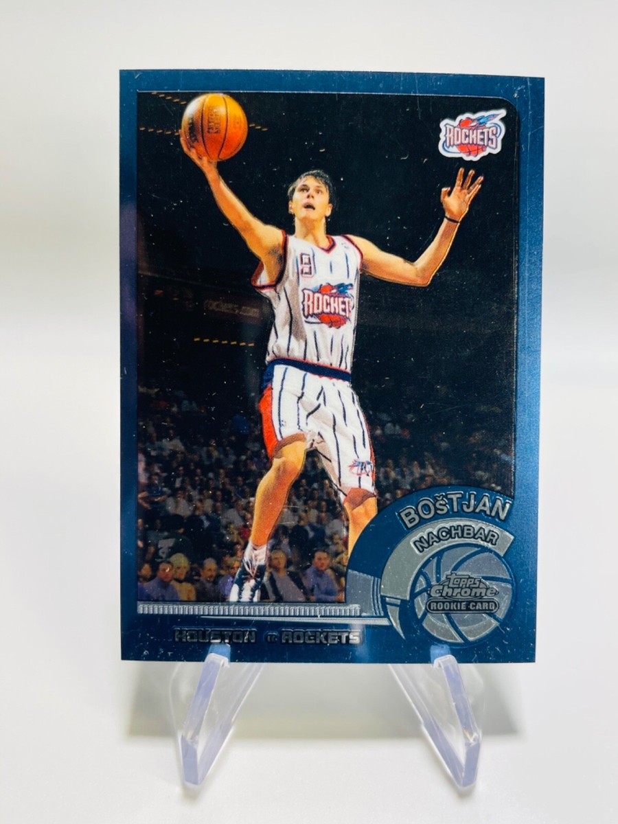 BOSTJAN NACHBAR 2002-03 Topps Chrome NBA Rookie RC Rockets #165 | eBay