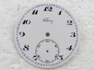 Viking Antique Swiss Original Porcelain Dial Watch-face 44 mm for