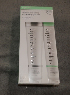 Supersmile Professional Extra Whitening System 2 Tubes 2.5 oz each NEW Sealed