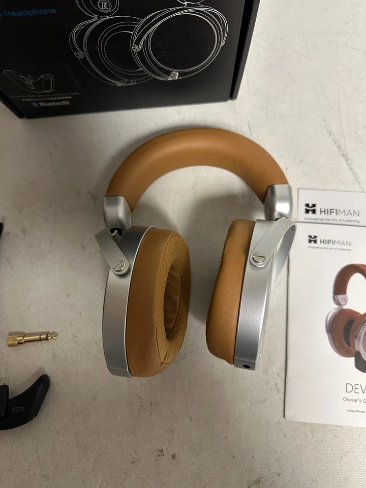 HIFIMAN Deva Over-Ear Open-Back Planar Magnetic Headphone Bluetooth Dongle Brown - Image 3 of 4