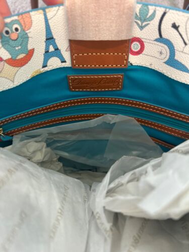 Disney Parks Dooney & Bourke Epcot Reimagined Olaf Figment Remy Tote Bag NWT!! - Picture 12 of 13
