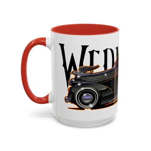 Tazza da caffè artistica da collezione WEDNESDAY TV SHOW PONTIAC LIMO - 2 misure - Foto 16 di 17