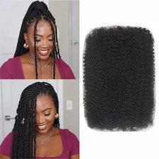 Afro Kinkys Bulk Human Hair For Dreadlock Extensions, Loc Repair, Afro Kinky ...