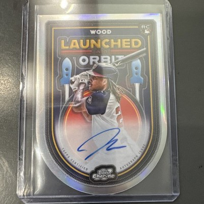 2025 Topps Cosmic Chrome - Launched Into Orbit James Wood Auto Nationals (RC)