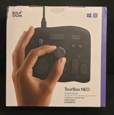 TourBox NEO - Custom Controller for Photo & Video Editing, Color Grading, Sealed