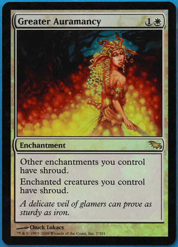 Greater Auramancy FOIL Shadowmoor NM White Rare MAGIC CARD (ID# 502163) ABUGames - Picture 1 of 2