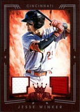 2015 Panini Diamond Kings Jesse Winker #214 DK Framed Red Materials #/99