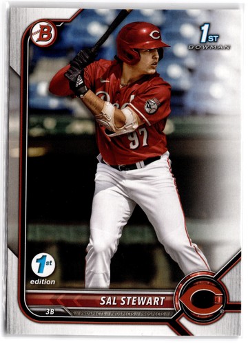 Sal Stewart #BD-122 2022 Bowman Draft 1st Edition card