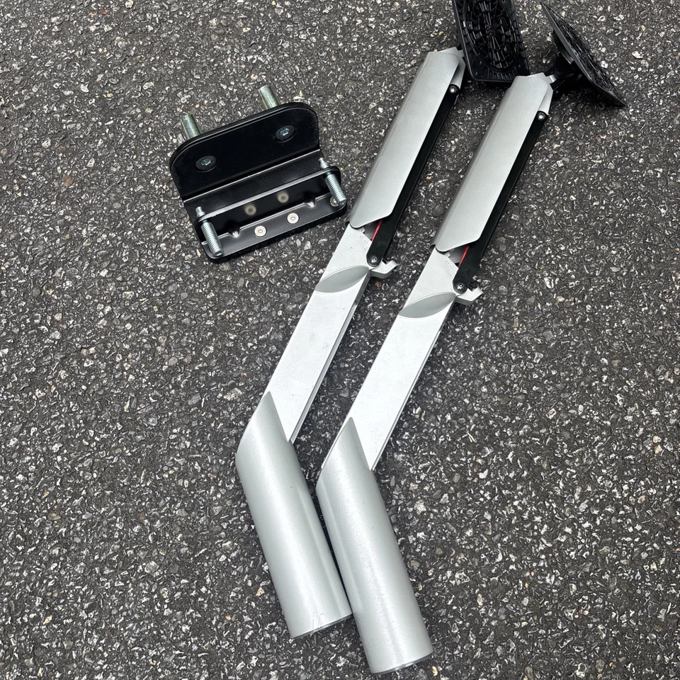 KNOLL SAPPER XYZ DUAL MONITOR ARM Silver EXCELLENT! Free Ship! - Image 2 of 4