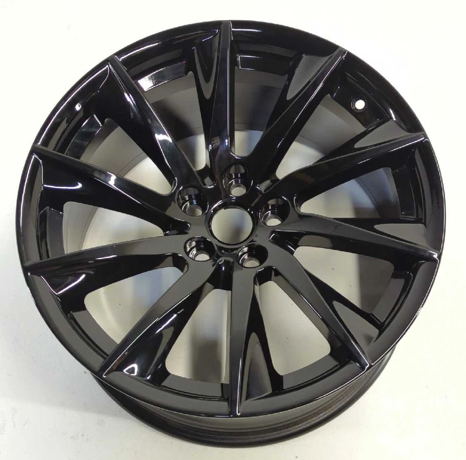 Nueva rueda trasera OEM Jaguar 2014-2020 tipo F Vela negra 18" T2R1858 con recubrimiento en polvo  Foto 2 de 4