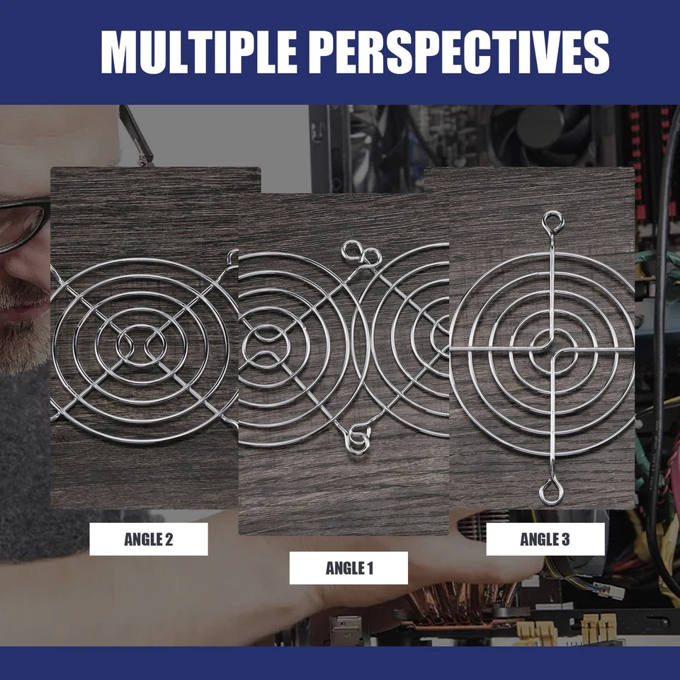 2 Wire Finger Guard Grid 80 mm PC Fan Cooler C4R43020 - Image 4 of 4