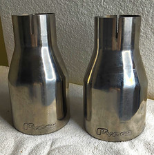 Pypes Stainless Steel Exhaust Tip 2.5 Inlet 3.5 Outlet Nos New Old Stock Pypes Stainless Steel Exhaust Tip 2.5 Inlet 3.5 Outlet Nos New Old Stock