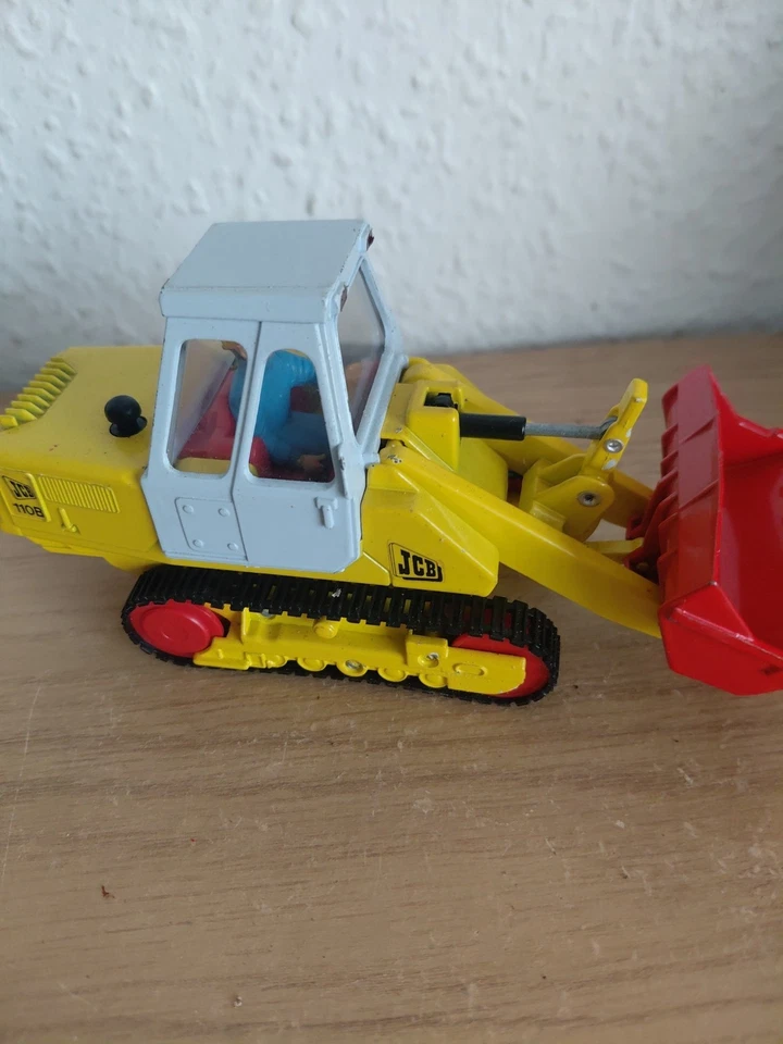 Cargador sobre orugas Corgi Major Toys 110B modelo diecast Foto 3 de 4