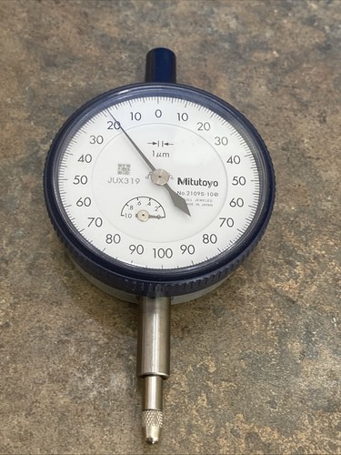 Mitutoyo dial indicator 2109s-10 FULL JEWELED