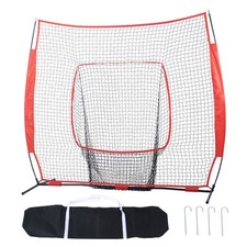 Uimoso 7x7 ft Baseball Softball Practice Net Hitting Batting Training Carry Bag