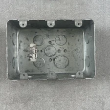 Steel City 3-Gang Masonry Deep Electrical Switch/Outlet Box With 1/2" & 3/4" KO