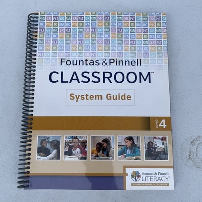 Fountas & Pinnell Classroom System Guide: Literacy Workbook Grade 4, (Spiral)