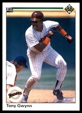 Tony Gwynn 1990 Upper Deck #344 Padres MLB READ FREE SHIPPING AutographDen