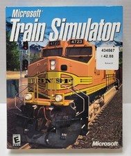 Microsoft Train Simulator - Big Box PC, 2001 Complete