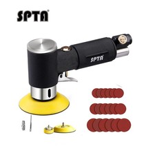 SPTA Air Sander 1/2/3 inch Random Orbital Polisher Pneumatic Grinding Machine