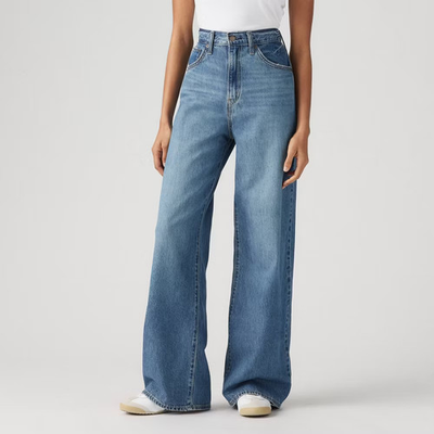 #ad Levi#x27;s Women#x27;s High Rise Cinch Baggy Jeans $22.99