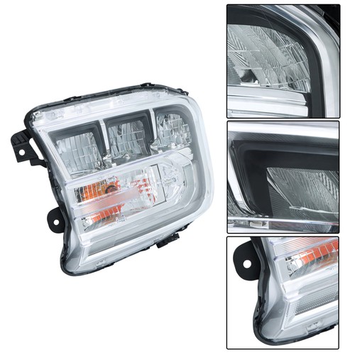 Faro LED derecho de laboratorio cromado con LED DRL para Ford Maverick Lariat 2022-2024 - Imagen 7 de 17