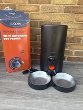 WOPET Heritage View 10 SMART CAT DOG 6L Pet Feeder With Camera Double Bowl 