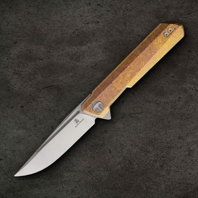 Bestech Knives Bestechman Folding Knife 3½'' D2 Tool Steel Blade Titanium Handle