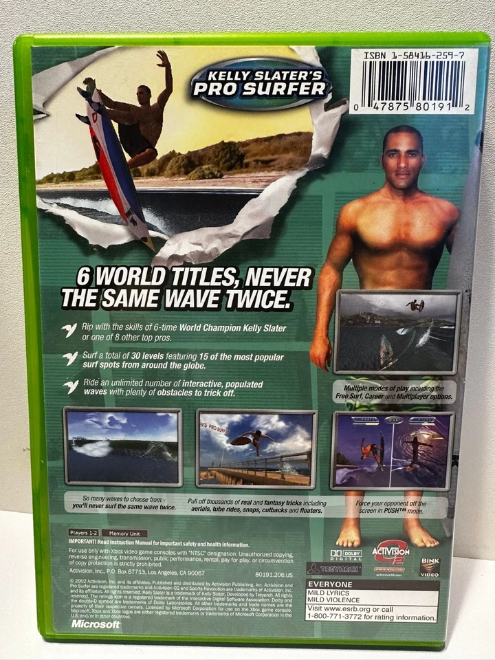 Kelly Slater's Pro Surfer (Original Xbox) Ride the Waves - Image 2 of 4