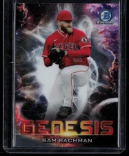 SAM BACHMAN 2021 BOWMAN DRAFT GENESIS LOS ANGELES ANGELS #GNS-8 INSERT