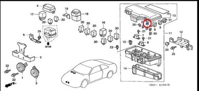 Honda OEM Mini Fuse 15A 1996-2015 Multiple Models OEM# 98200-41500