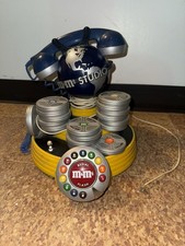 Vintage M M Yellow And Blue Singing Landline Telephone