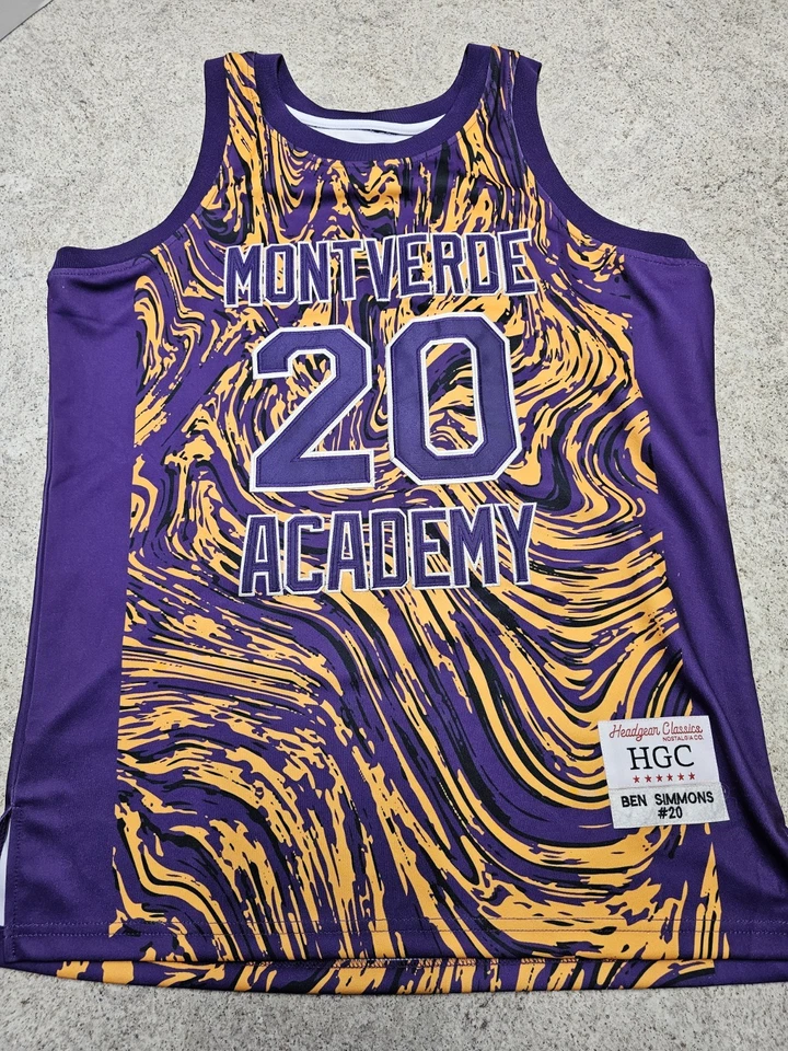 Ben Simmons Montverde Academy #20 Headgear Classics Basketball Jersey Size M - Image 2 of 4