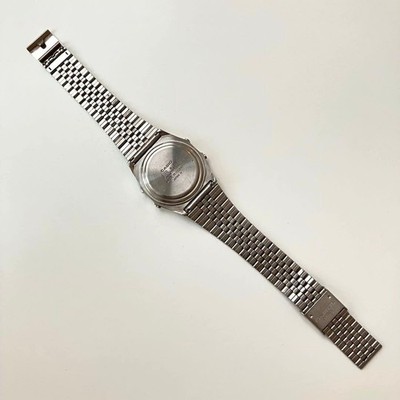 CASIO W-31 Vintage 80s Mod593 Japan Made Stainless Digital Watch