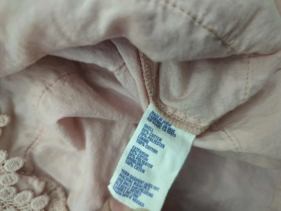 Falda American Eagle Para Mujer 8 Capas Rosa Crochet Encaje Mini Forrada Cottagecore Foto 4 de 4