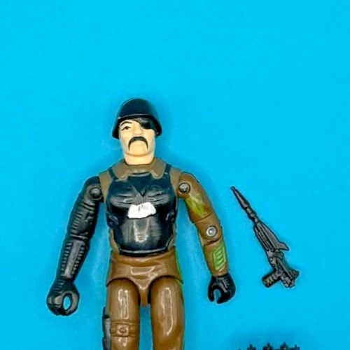 G.I. Boneco de ação Joe ARAH vintage Major Bludd Blood V1 1983 100% completo - Imagem 2 de 3