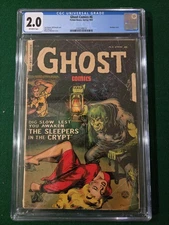 Ghost Comics #6 CGC 2.0 Classic Horror Cover Nice Colors Fiction House 