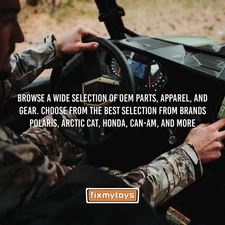 Polaris 7199215 Left Hand Decal-Rr.Fndr Upr Dynamix RZR XP EPS Ultimate Pro 4