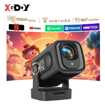 Projector 12000 Lumens 4K 1080P FHD 5G WiFi LED Movie Video Home Theater HDMI AV