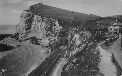 EDWARDIANISCHE TOPOGRAPHISCHE POSTKARTE DOVER SHAKESPEARE CLIFF UNBENUTZT GUT PLUS