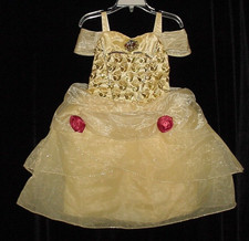 EUC Disney Castle Collection PRINCESS BELLE Beauty  the Beast Gown Costume Sz 3