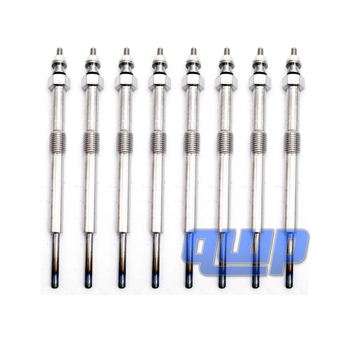 8 Pcs Diesel Glow Plugs For 20092011 Chevy Silverado 3500 2500 HD 6.6L